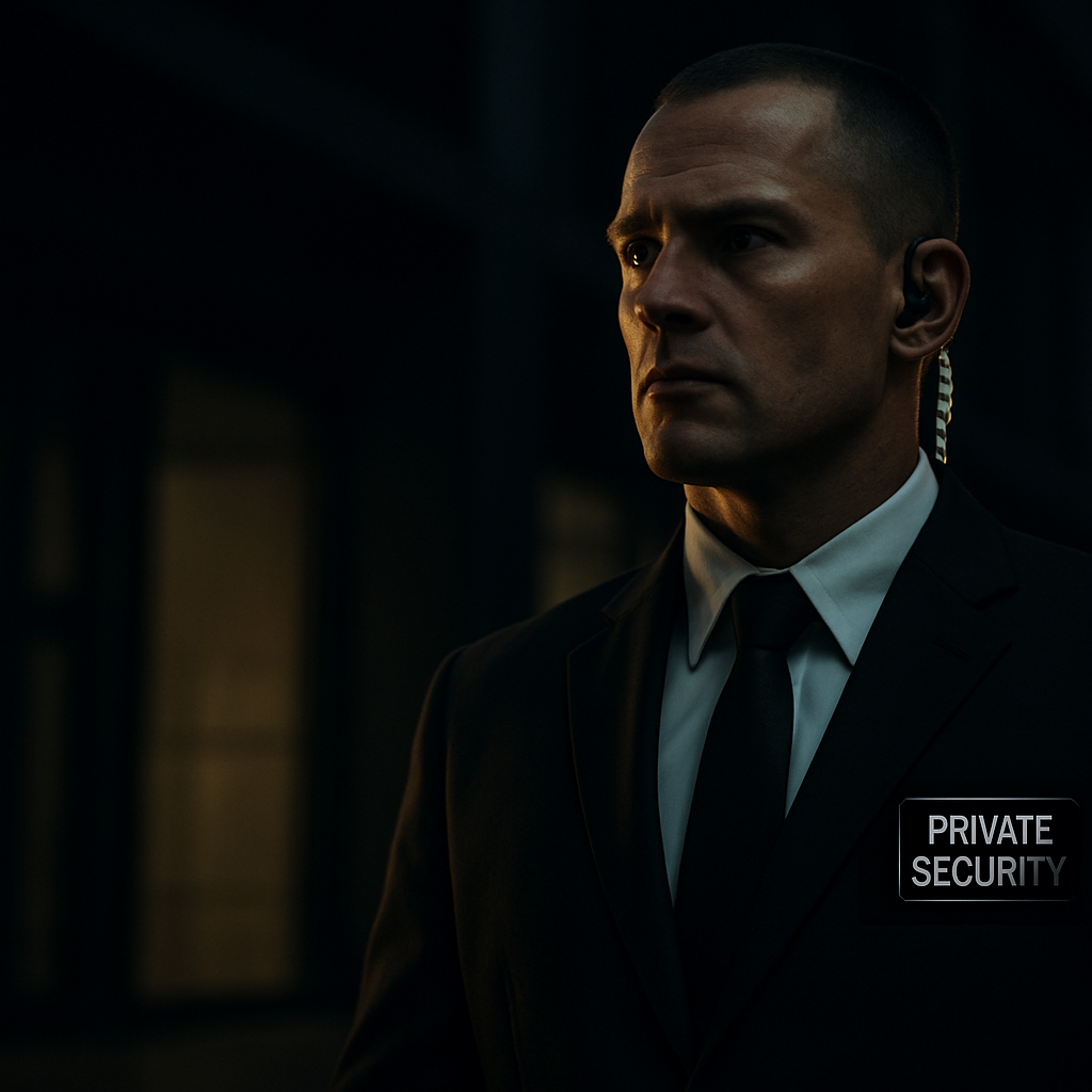 DIMAH security officer on duty at night